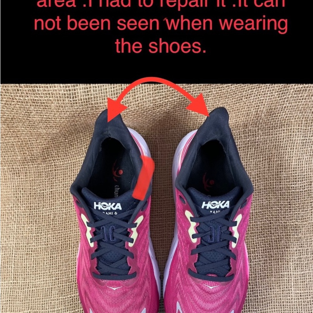 🛑SOLD🛑   Hoka One One running shoes Arahi 6 women size 10 b - Picture 11 of 12